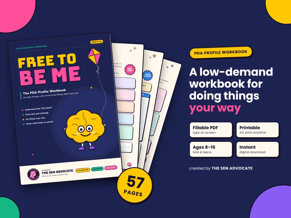 Free To Be Me PDA Workbook